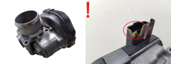 Βαλβίδα σώματος γκαζιού Citroen Peugeot 9673534480 1.6 HDI Delphi 2607