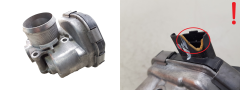 Βαλβίδα σώματος γκαζιού Citroen Peugeot 9673534480 1.6 HDI Delphi 2521