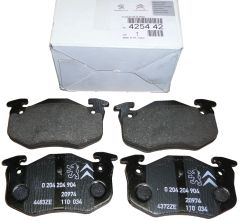 Τακάκια φρένων Πίσω Γνήσιο Citroen Peugeot ZX Saxo Xsara 206 425490