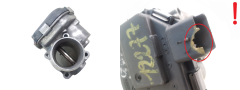 Βαλβίδα σώματος γκαζιού Citroen Peugeot 9673534480 1.6 HDI Delphi 1614