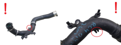Σωλήνας υπερπλήρωσης αέρα 144604208R 0.9 TCE Dacia Sandero 2 Renault Captur Clio 4