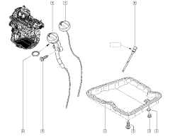 Δείκτης Λαδιού Γνήσιο Renault Koleos Megane III 2.0 DCI 0161100QAD