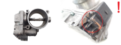 Βαλβίδα σώματος γκαζιού VWAG 4E0145950H A2C53364207 2.7 3.0 TDI 1557