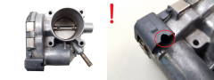 Βαλβίδα σώματος γκαζιού VWAG 1.4 030133062A 0280750049 Bosch 2886