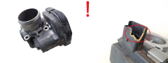 Βαλβίδα σώματος γκαζιού Citroen Peugeot 9673534480 1.6 HDI Delphi 2440
