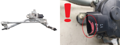 Μηχανισμός Υαλοκαθαριστήρων Renault Captur 288001161R Mitsuba 1063