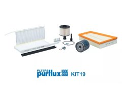 Σύνολο φίλτρων Κάνετε Renault KIT19 165462862R Purflux