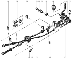 Ντίζα ταχυτήτων Γνήσιο Renault Safrane 7701466936 Ντίζα ταχυτήτων Γνήσιο Renault Safrane 7701466936