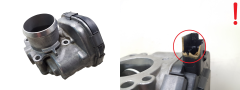 Βαλβίδα σώματος γκαζιού Citroen Peugeot 9673534480 1.6 HDI Delphi 2686