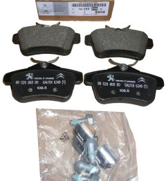 Τακάκια φρένων Πίσω Νέο Γνήσιο 1608520680 Citroen Peugeot