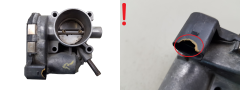 Βαλβίδα σώματος γκαζιού VWAG 1.4 030133062A 0280750049 Bosch 2445