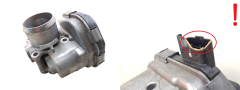 Βαλβίδα σώματος γκαζιού Citroen Peugeot 9673534480 1.6 HDI Delphi 2522