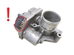 Βαλβίδα σώματος γκαζιού 7701062300 A2C53107575 Renault 1.9 2.5 DCI 1033
