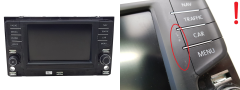 Οθόνη ραδιοφώνου Navi Volkswagen 3G0919605D A2C93427300 ABT Std2 Nav