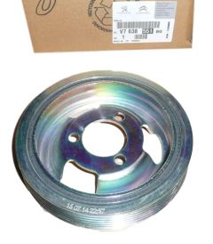 Τροχαλία στροφάλου Νέο Γνήσιο Citroen Peugeot Mini 1.6 VTI V763855180 980434798