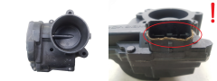 Βαλβίδα σώματος γκαζιού V757669780-04 A2C53279370 PSA Mini 1600