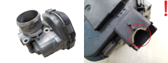 Βαλβίδα σώματος γκαζιού Citroen Peugeot 9673534480 1.6 HDI Delphi 2942
