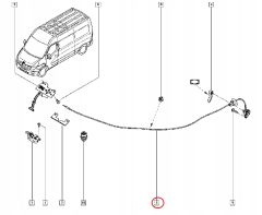 Ντίζα κλειδαριάς Εμπρός Γνήσιο Master 3 Movano NV400 6562000Q0D