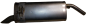 Σιγαστήρας εξάτμισης Νέο Γνήσιο 9818337780 Citroen Peugeot